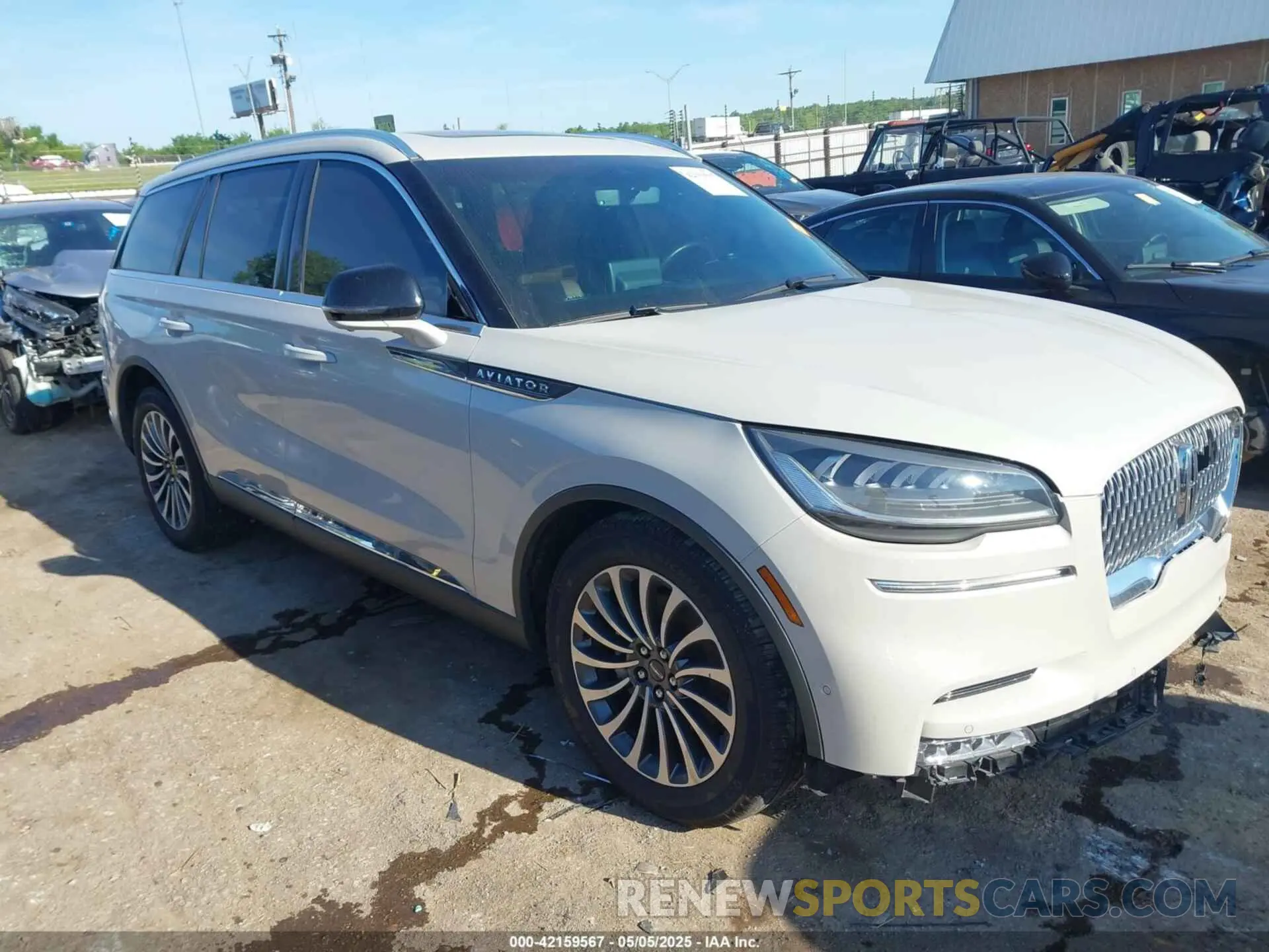1 Photograph of a damaged car 5LM5J7WC6MGL12195 LINCOLN AVIATOR 2021