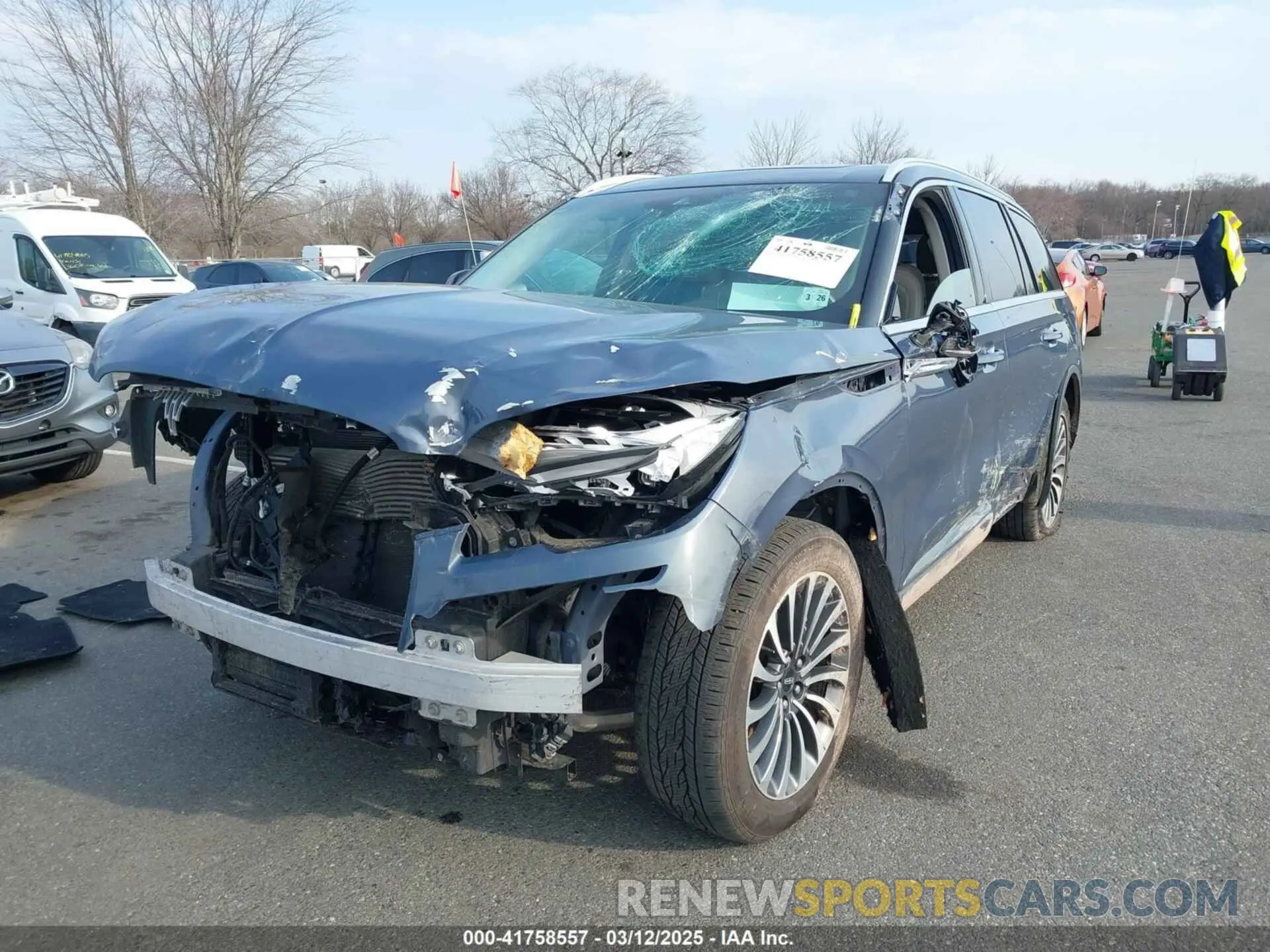 2 Photograph of a damaged car 5LM5J7XC1MGL09932 LINCOLN AVIATOR 2021