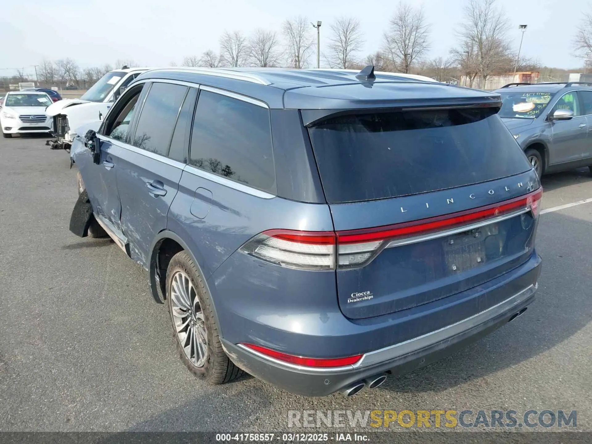3 Photograph of a damaged car 5LM5J7XC1MGL09932 LINCOLN AVIATOR 2021