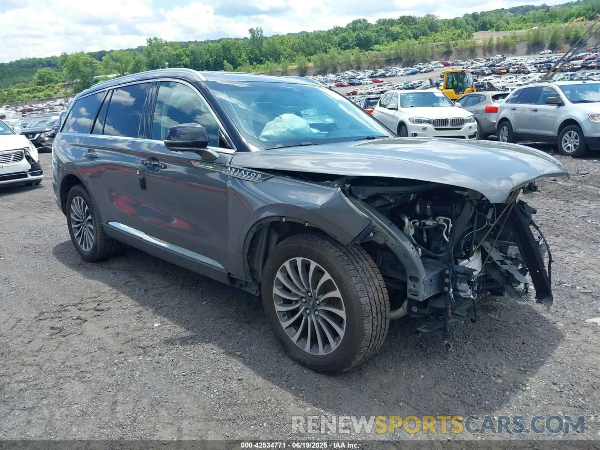 1 Photograph of a damaged car 5LM5J7XC3MGL06451 LINCOLN AVIATOR 2021