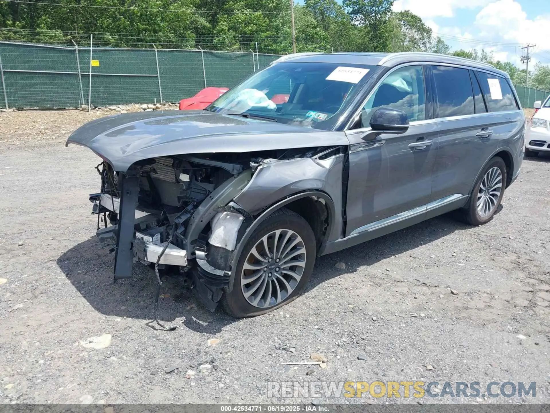2 Photograph of a damaged car 5LM5J7XC3MGL06451 LINCOLN AVIATOR 2021