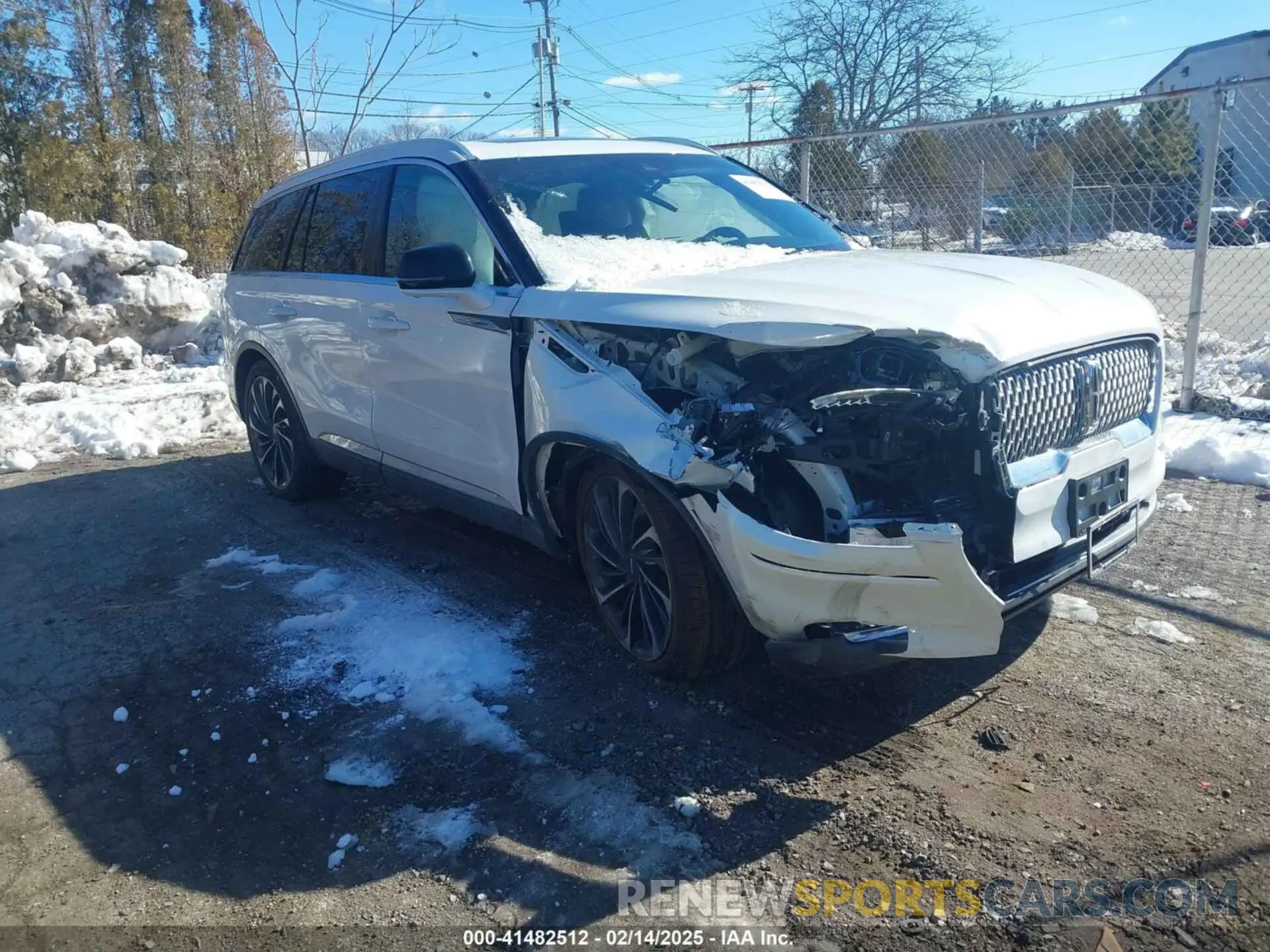 1 Photograph of a damaged car 5LM5J7XC3MGL08085 LINCOLN AVIATOR 2021
