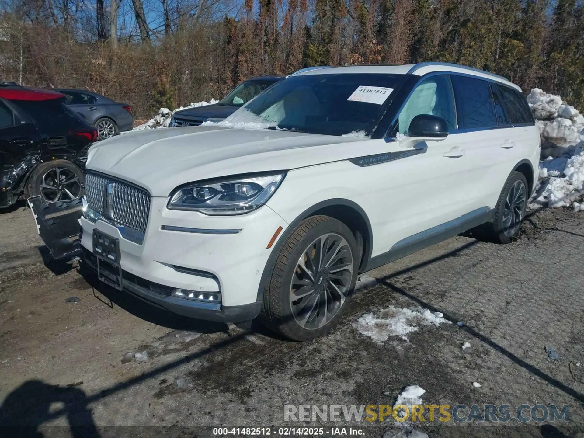 2 Photograph of a damaged car 5LM5J7XC3MGL08085 LINCOLN AVIATOR 2021