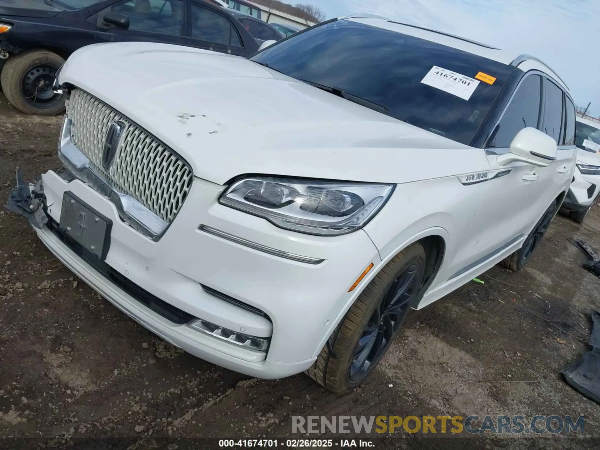 2 Photograph of a damaged car 5LM5J7XC5MGL18763 LINCOLN AVIATOR 2021