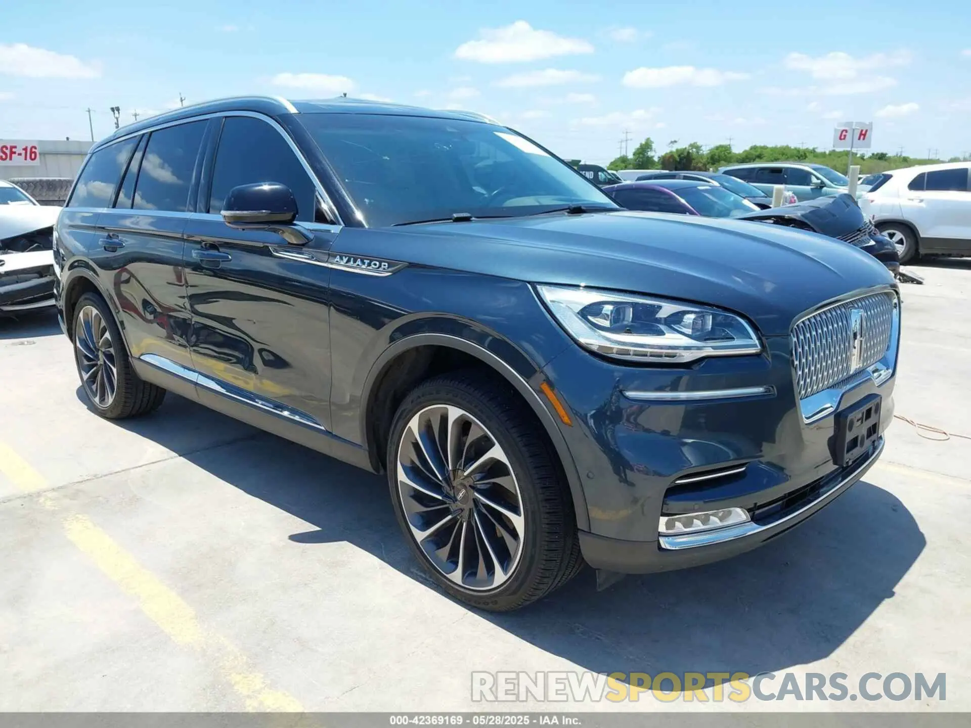 1 Photograph of a damaged car 5LM5J7XC6MGL09277 LINCOLN AVIATOR 2021
