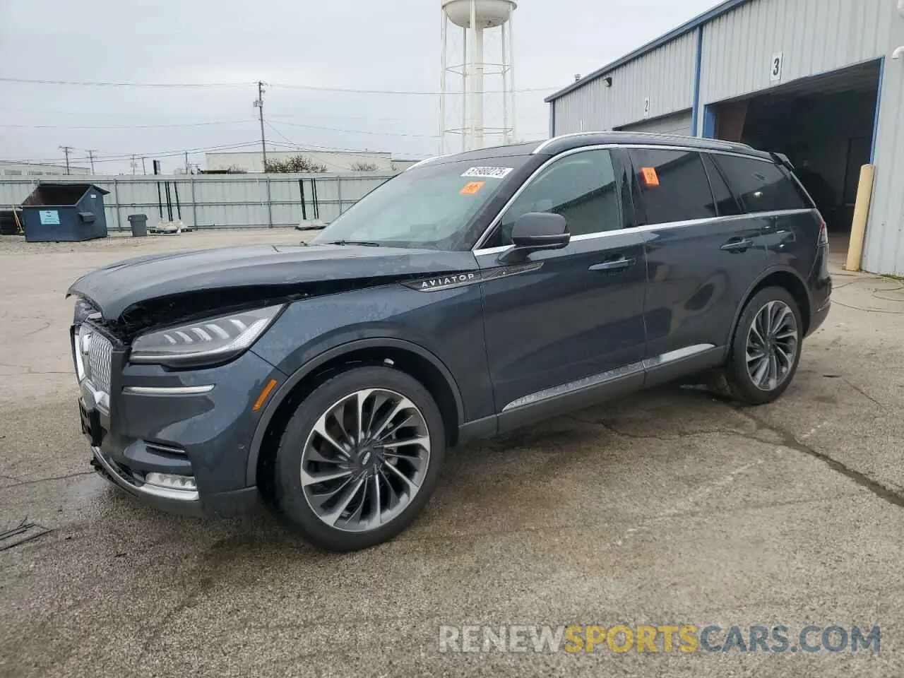 1 Photograph of a damaged car 5LM5J7XC7MGL03648 LINCOLN AVIATOR 2021