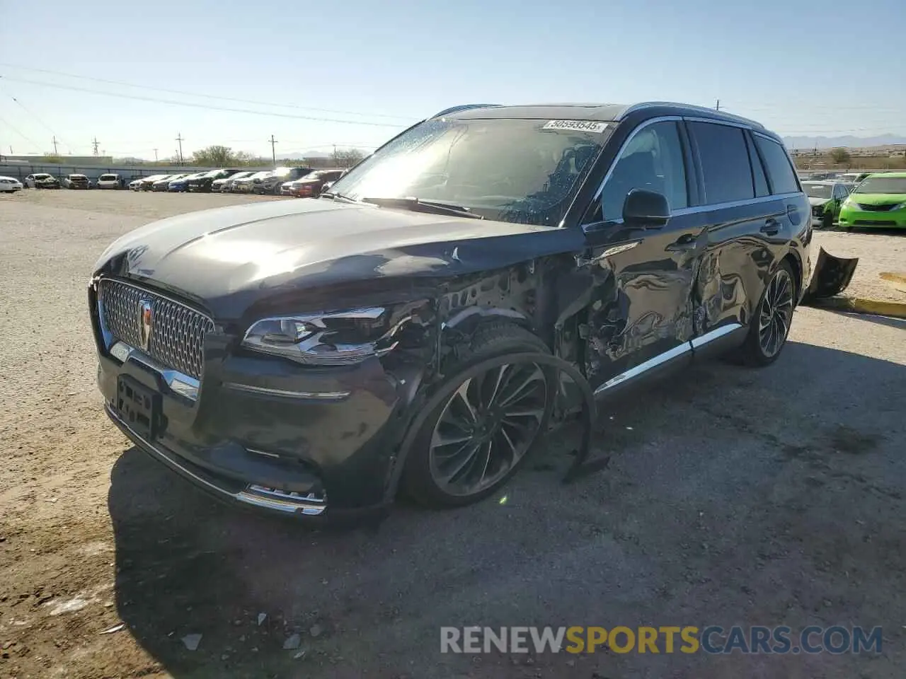 1 Photograph of a damaged car 5LM5J7XC7MGL03813 LINCOLN AVIATOR 2021