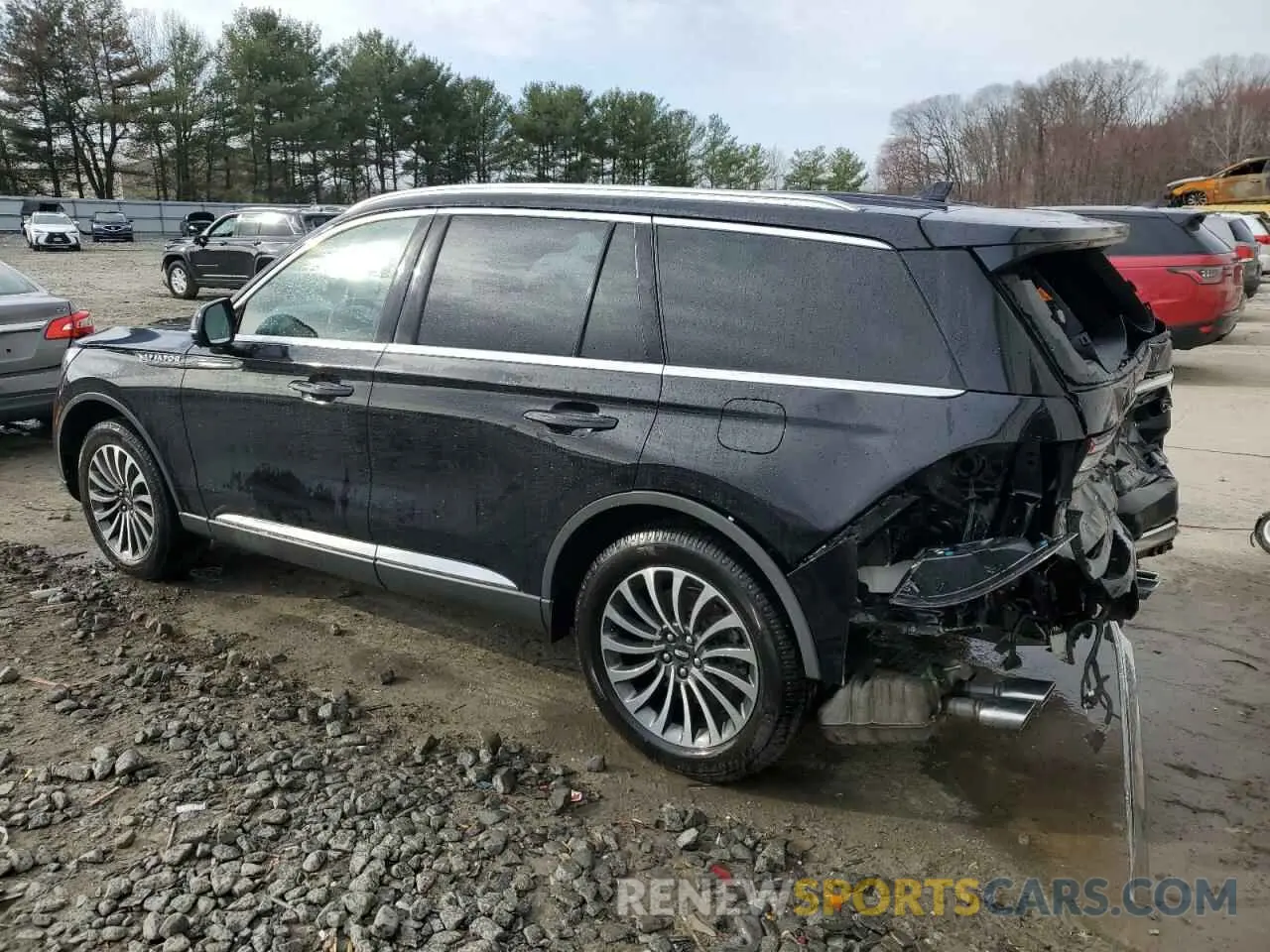 2 Photograph of a damaged car 5LM5J7XC8MGL03156 LINCOLN AVIATOR 2021