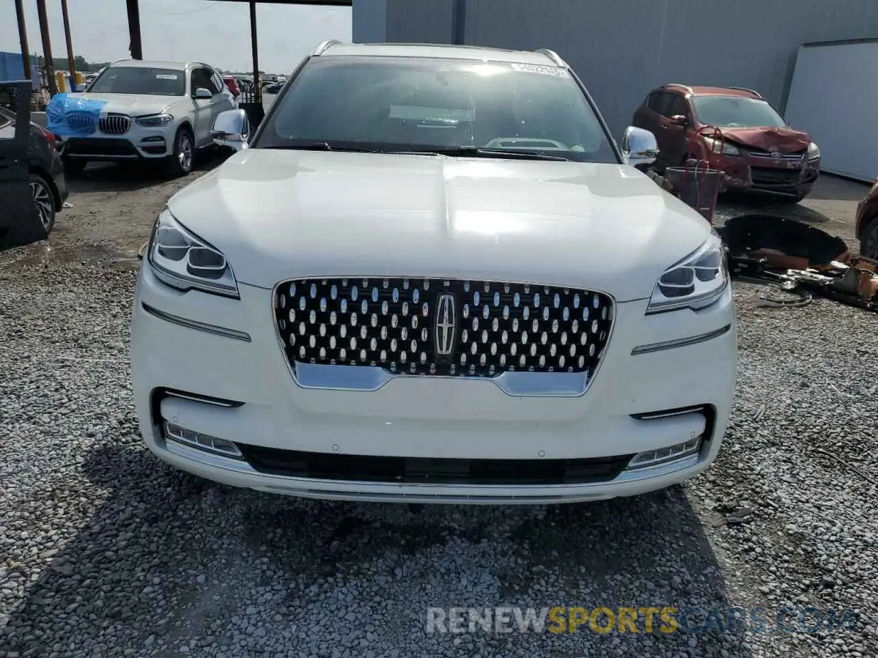 5 Photograph of a damaged car 5LM5J9XC8MGL15562 LINCOLN AVIATOR 2021