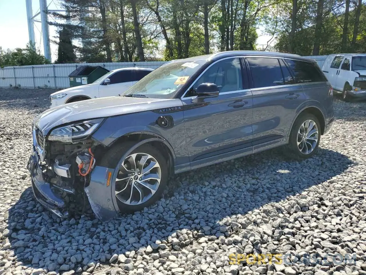1 Photograph of a damaged car 5LMYJ8XYXMNL00804 LINCOLN AVIATOR 2021