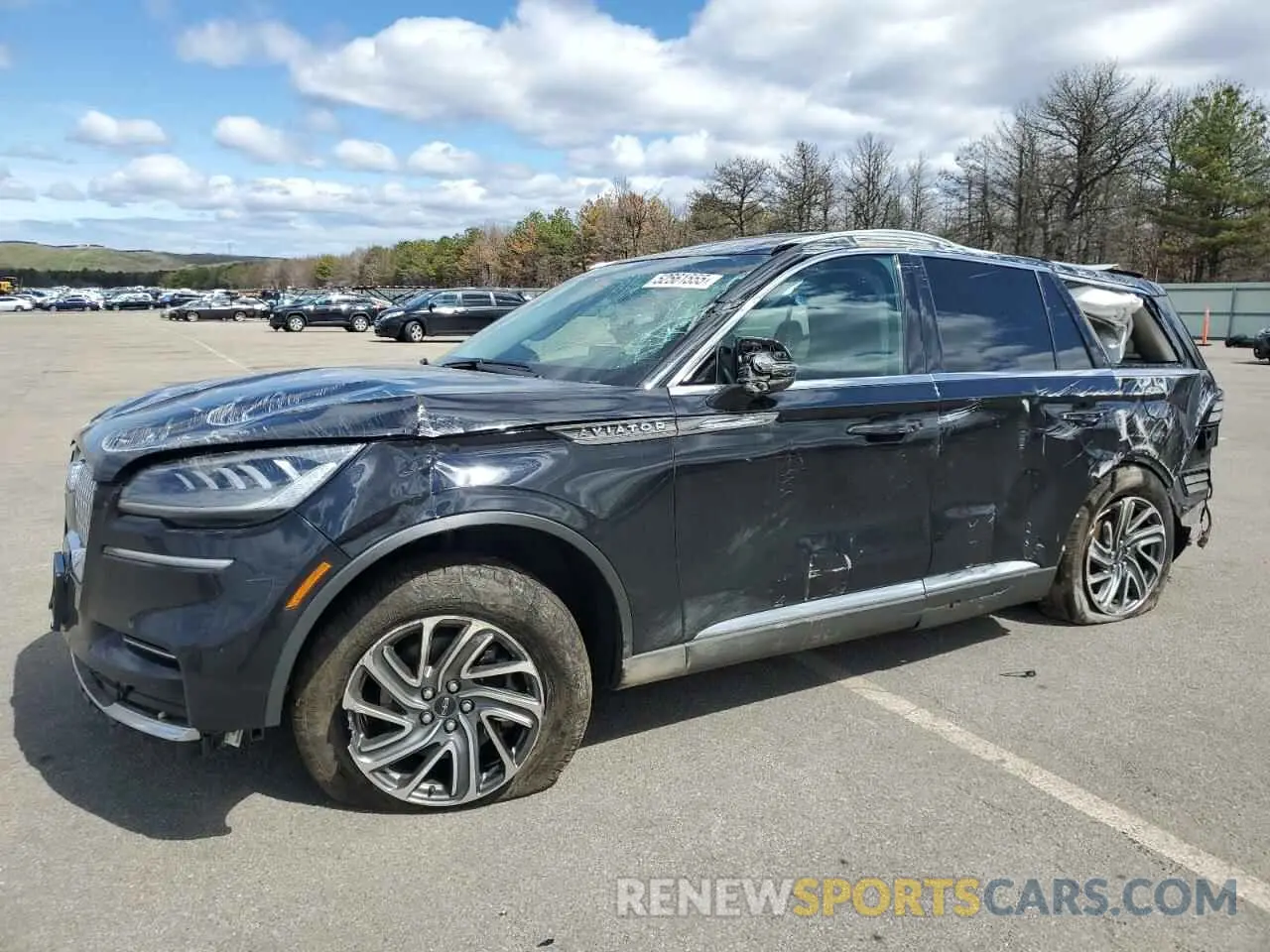 1 Photograph of a damaged car 5LM5J0XC4NGL09061 LINCOLN AVIATOR 2022
