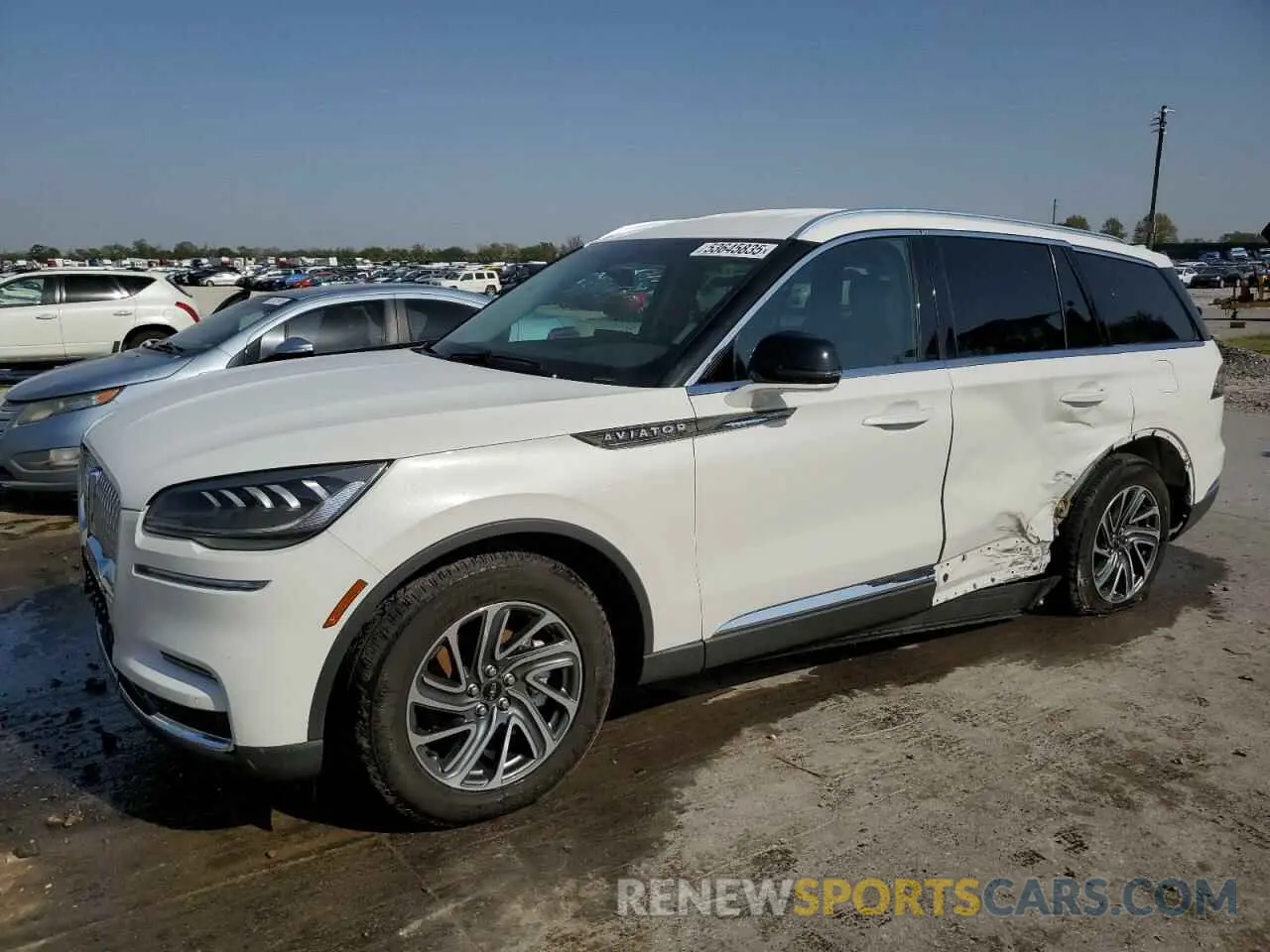 1 Photograph of a damaged car 5LM5J6WC4NGL09128 LINCOLN AVIATOR 2022