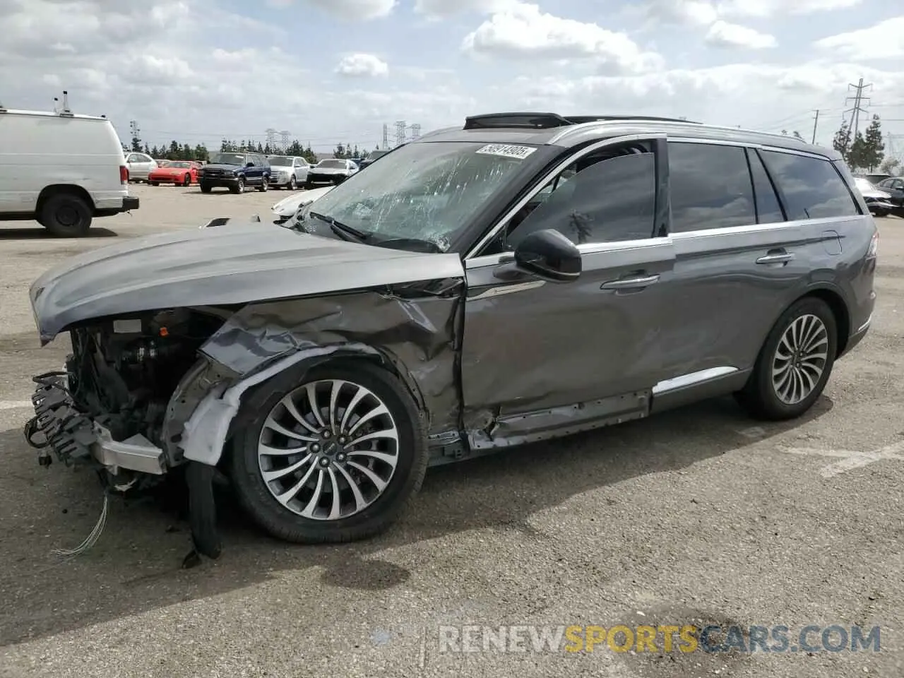 1 Photograph of a damaged car 5LM5J7WC2NGL20411 LINCOLN AVIATOR 2022