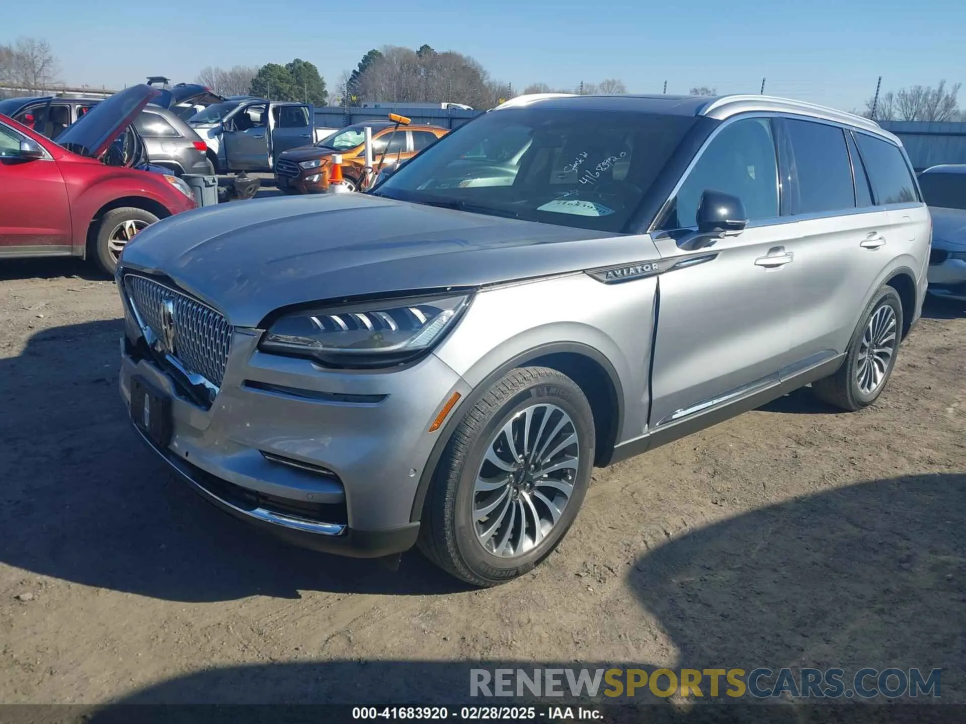 2 Photograph of a damaged car 5LM5J7WC4NGL16716 LINCOLN AVIATOR 2022