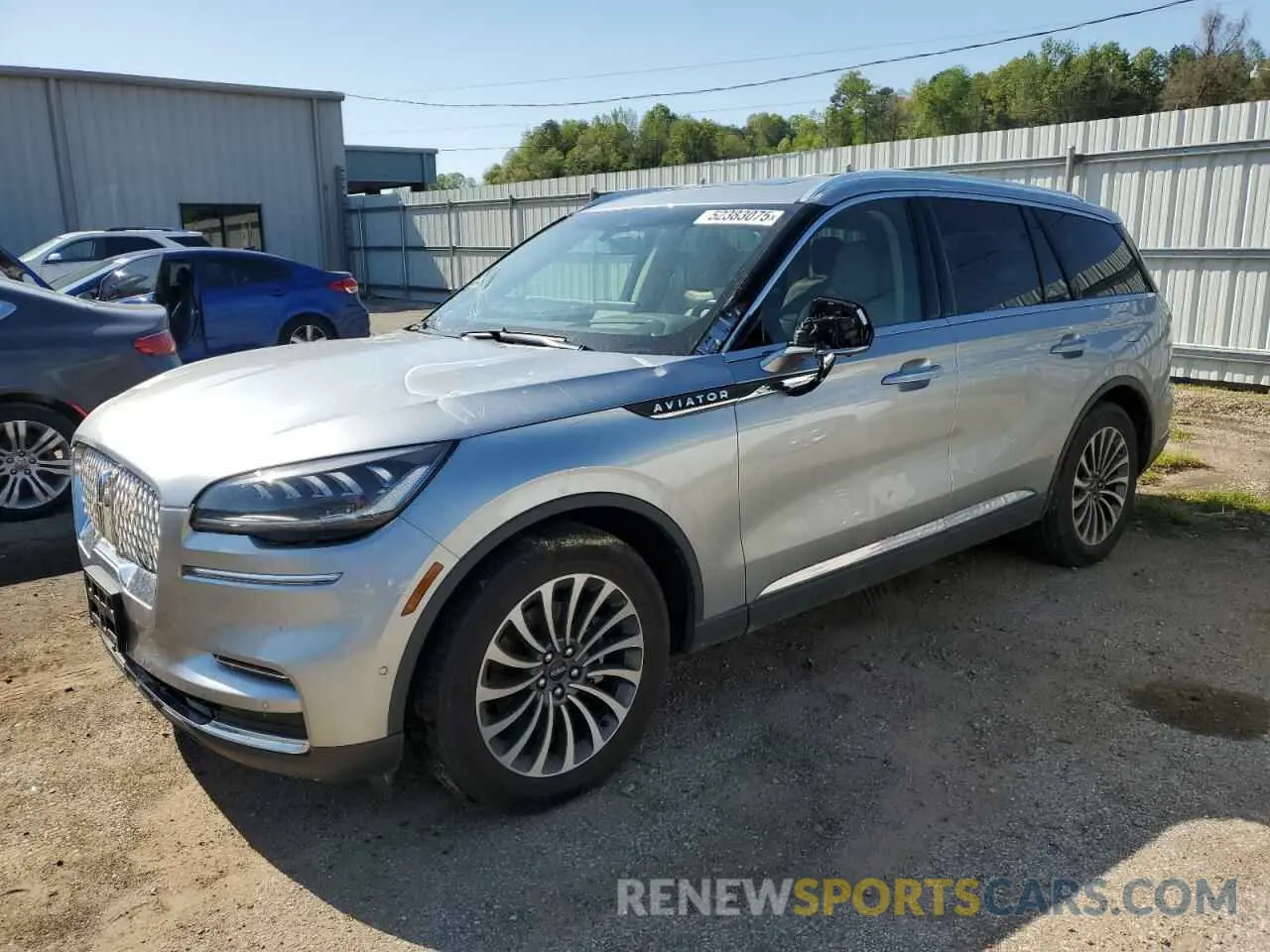 1 Photograph of a damaged car 5LM5J7WC6NGL11243 LINCOLN AVIATOR 2022