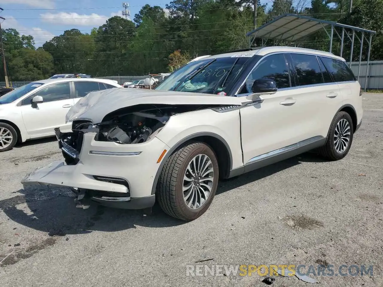 1 Photograph of a damaged car 5LM5J7WC8NGL20851 LINCOLN AVIATOR 2022