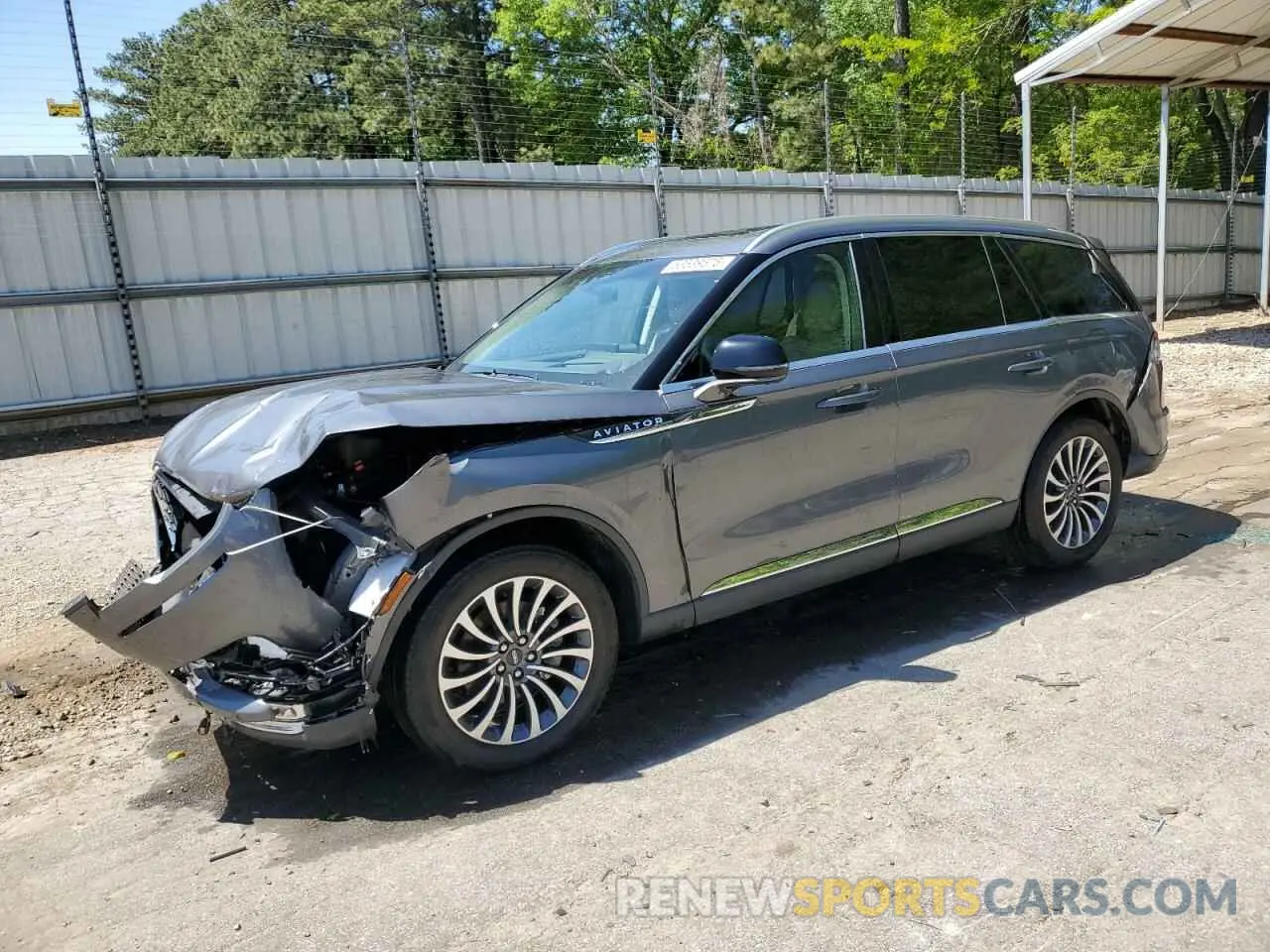 1 Photograph of a damaged car 5LM5J7XC0NGL16100 LINCOLN AVIATOR 2022