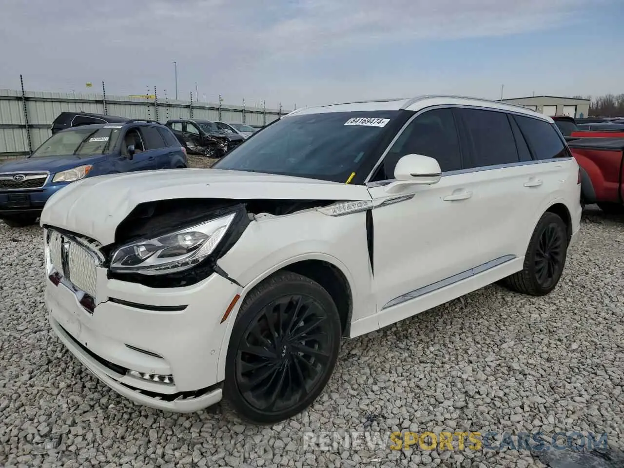 1 Photograph of a damaged car 5LM5J7XC4NGL02295 LINCOLN AVIATOR 2022