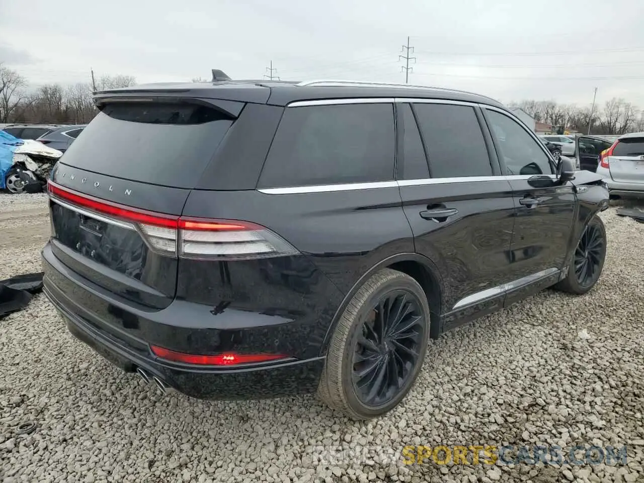 3 Photograph of a damaged car 5LM5J7XC6NGL06025 LINCOLN AVIATOR 2022