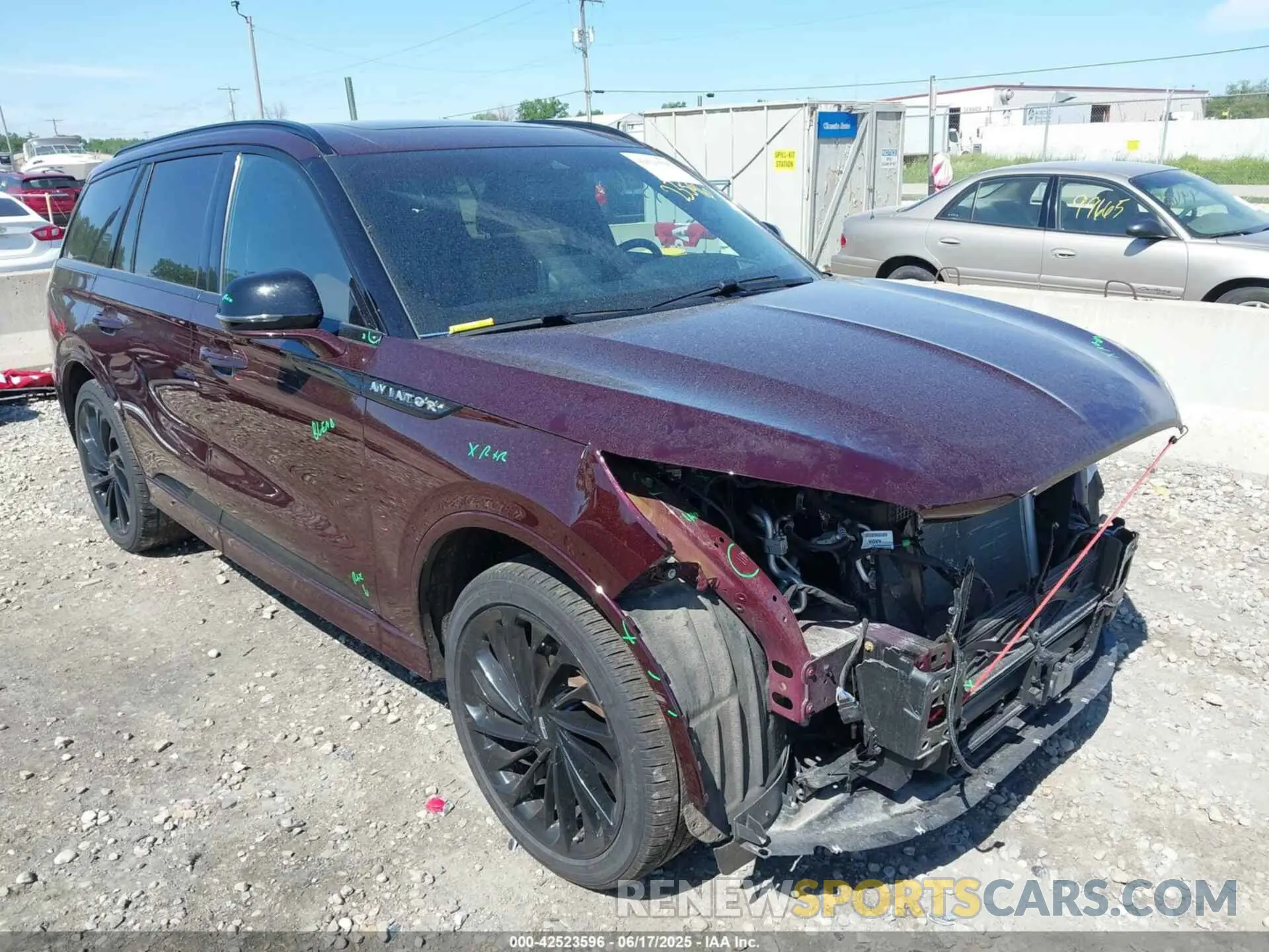 1 Photograph of a damaged car 5LM5J7XC7PGL13911 LINCOLN AVIATOR 2023