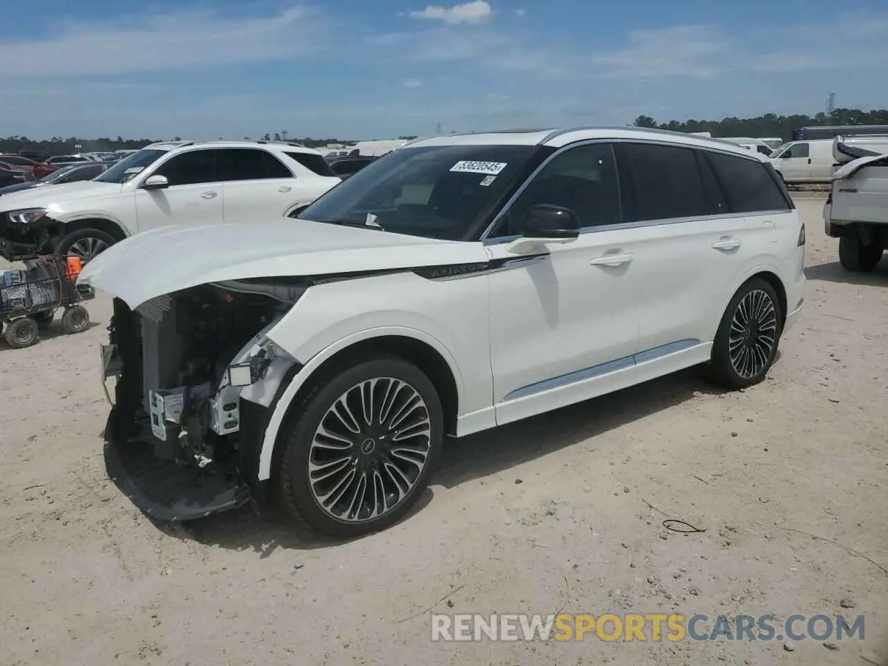 1 Photograph of a damaged car 5LM5J9XC6SGL12687 LINCOLN AVIATOR 2025