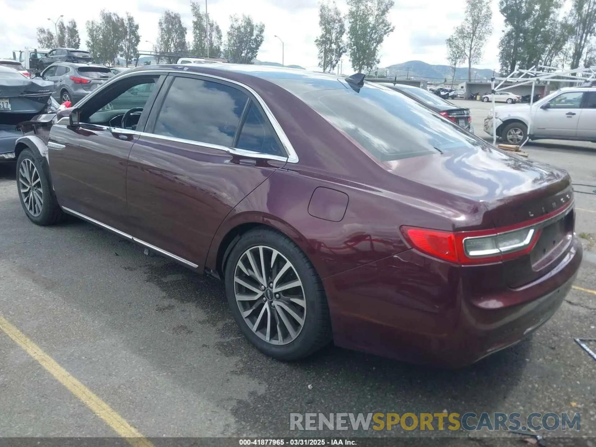3 Photograph of a damaged car 1LN6L9SK5K5600535 LINCOLN CONTINENTAL 2019