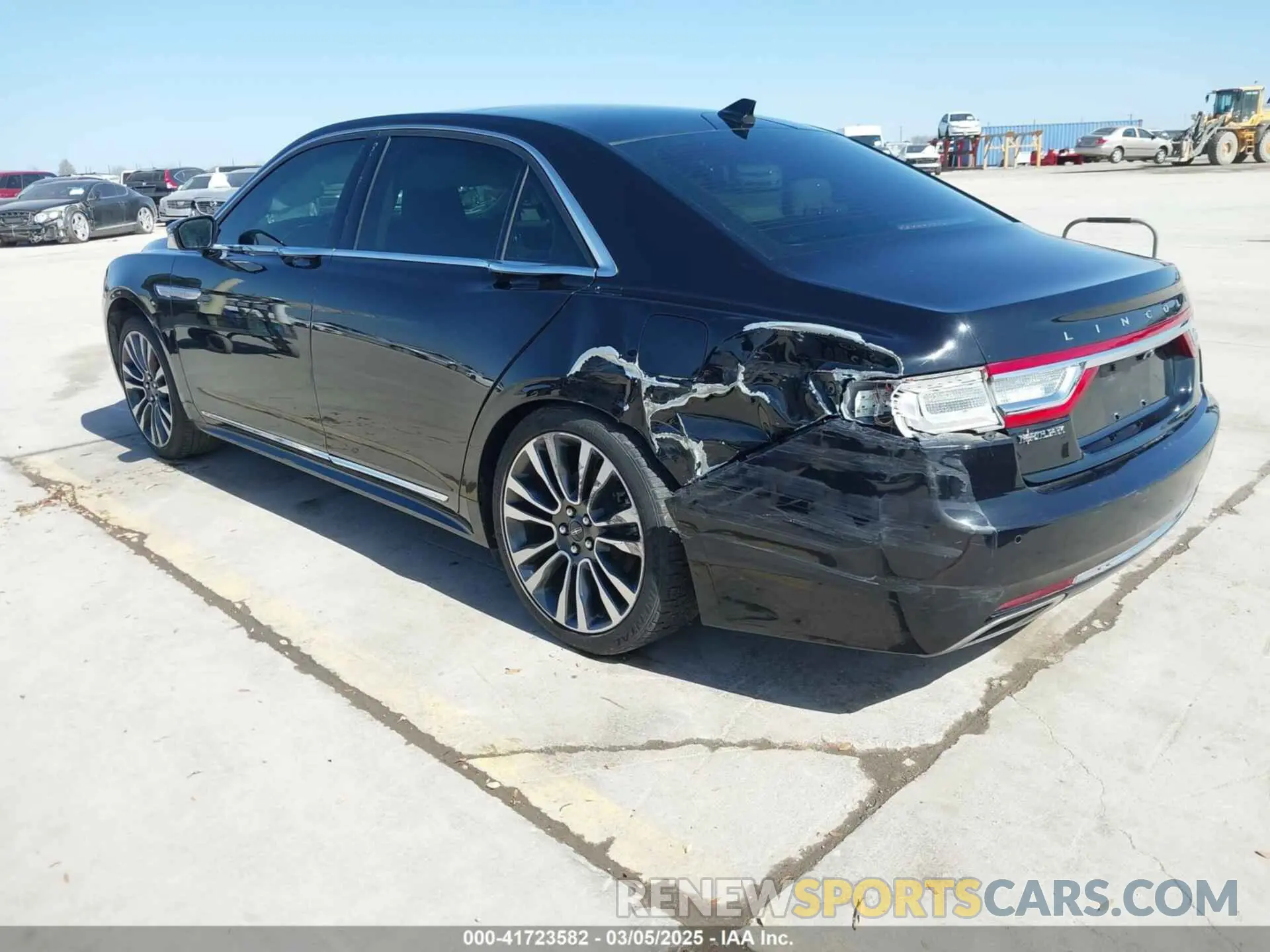 3 Photograph of a damaged car 1LN6L9SKXK5614365 LINCOLN CONTINENTAL 2019