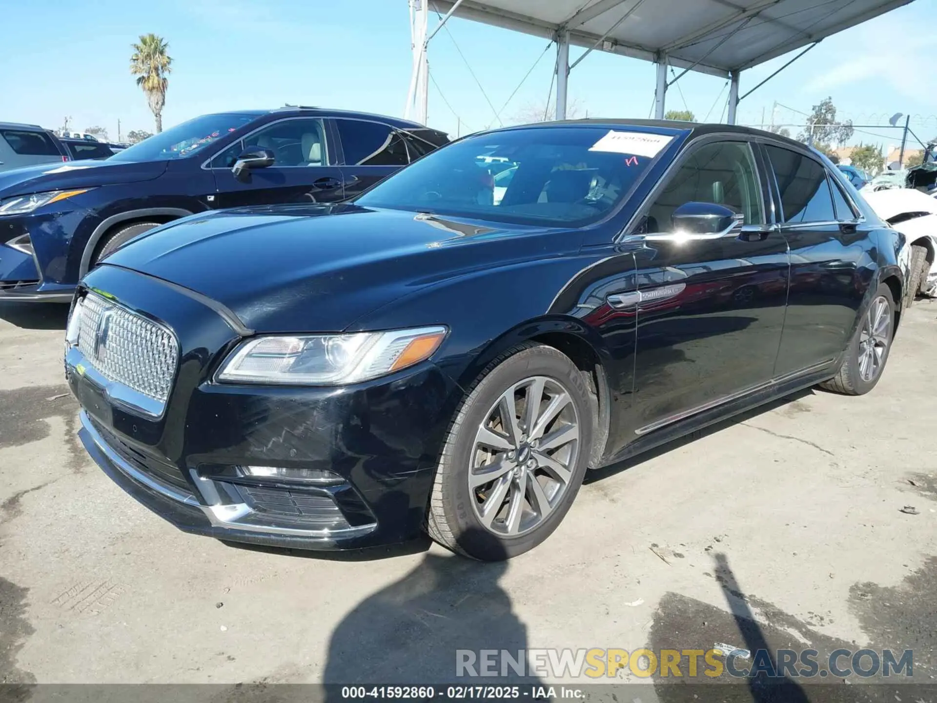 2 Photograph of a damaged car 1LN6L9UK7L5602981 LINCOLN CONTINENTAL 2020