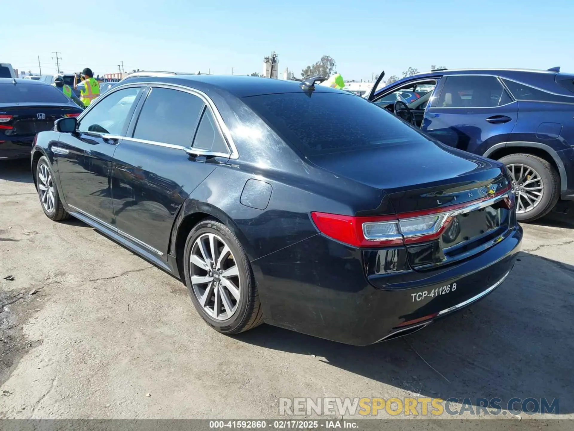 3 Photograph of a damaged car 1LN6L9UK7L5602981 LINCOLN CONTINENTAL 2020
