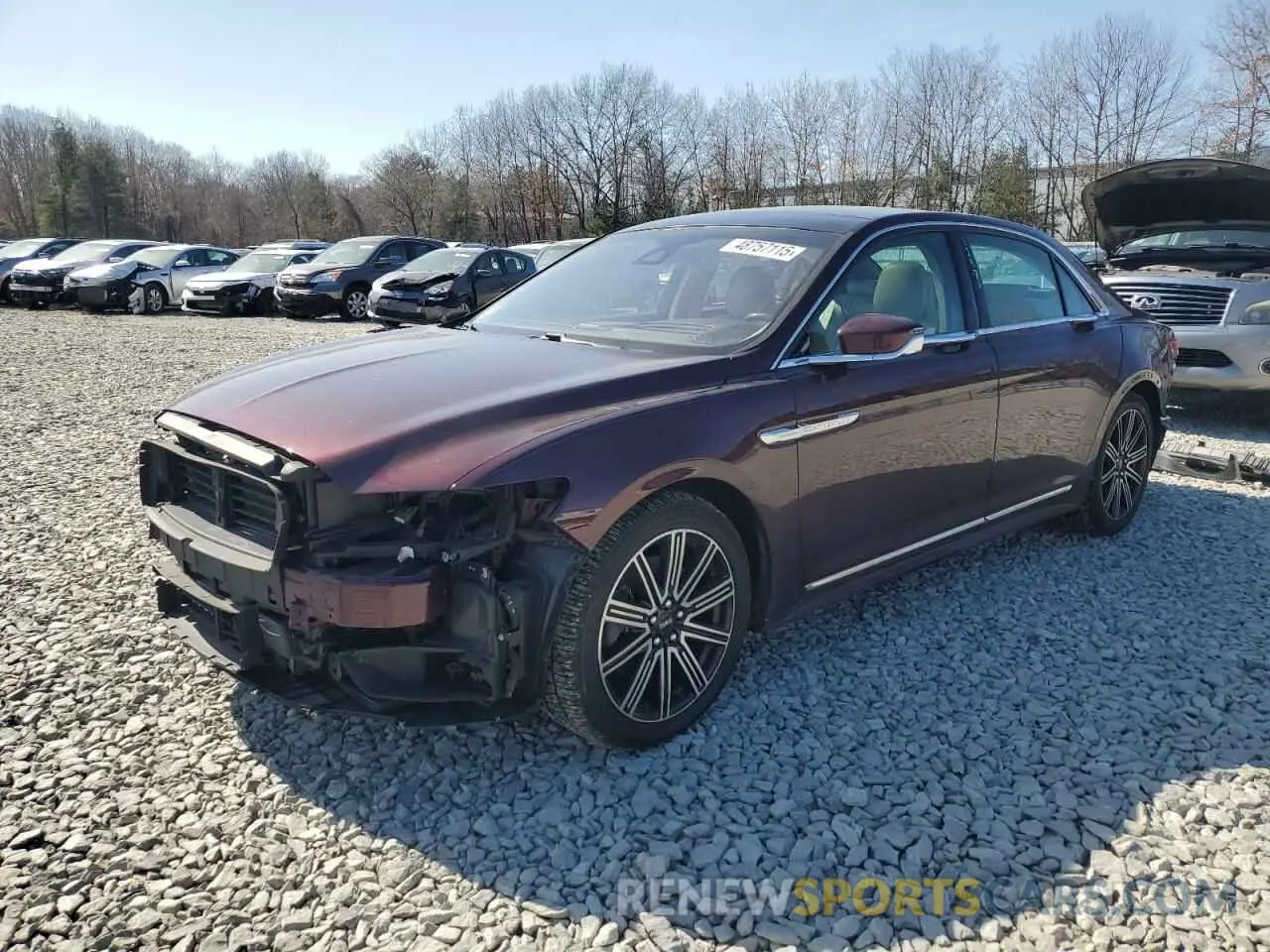 1 Photograph of a damaged car 1LN6L9NP1K5613158 LINCOLN CONTINENTL 2019
