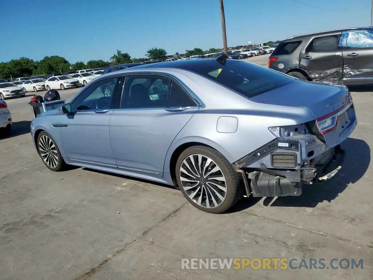 2 Photograph of a damaged car 1LN6L9BC7L5600255 LINCOLN CONTINENTL 2020