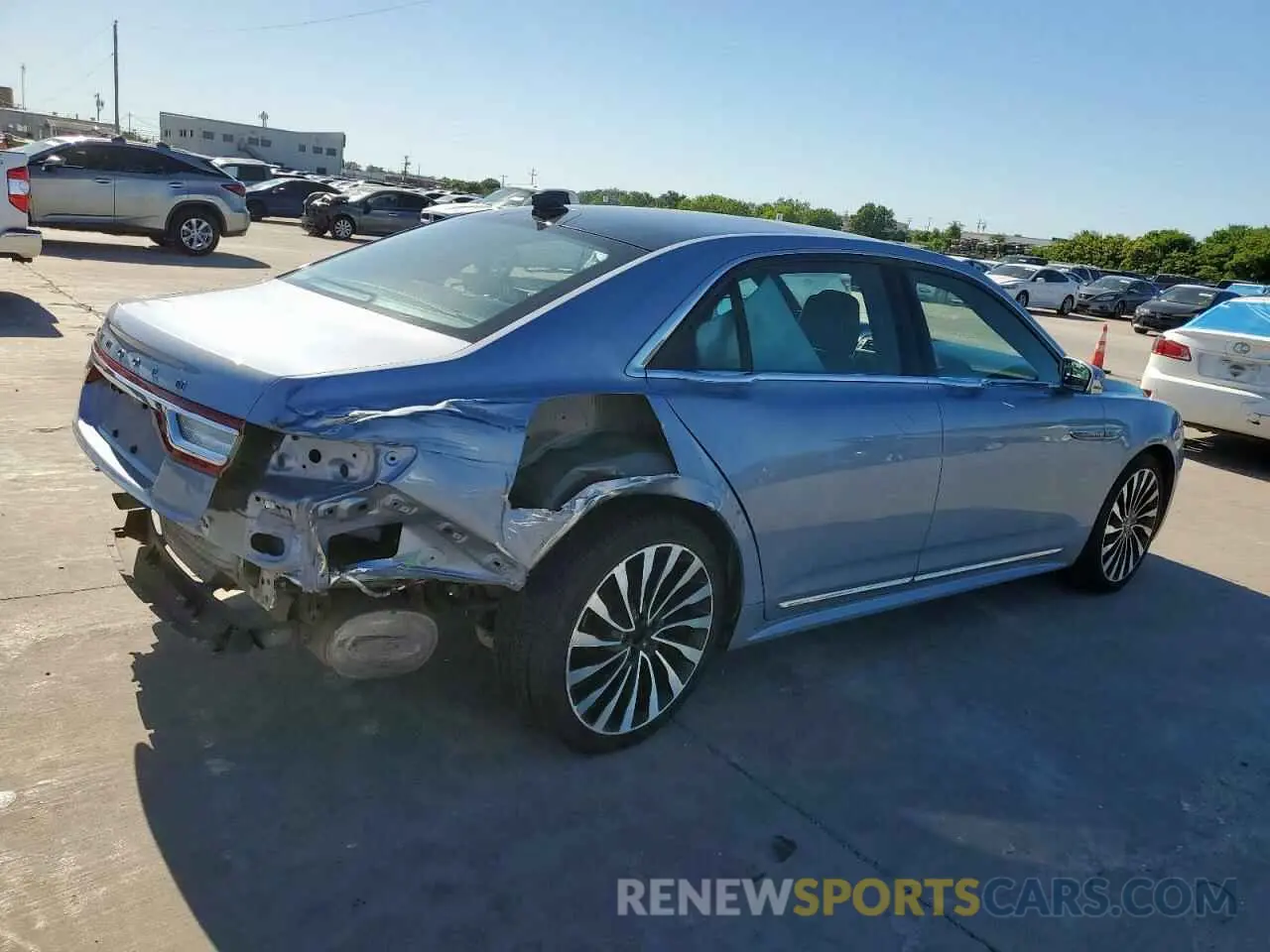 3 Photograph of a damaged car 1LN6L9BC7L5600255 LINCOLN CONTINENTL 2020