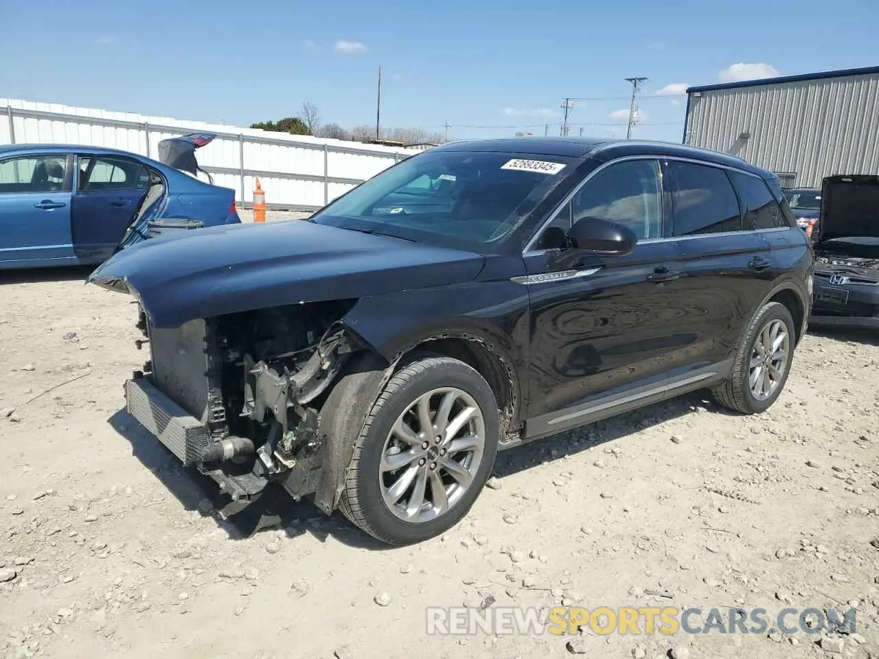 1 Photograph of a damaged car 5LMCJ1D92LUL25389 LINCOLN CORSAIR 2020