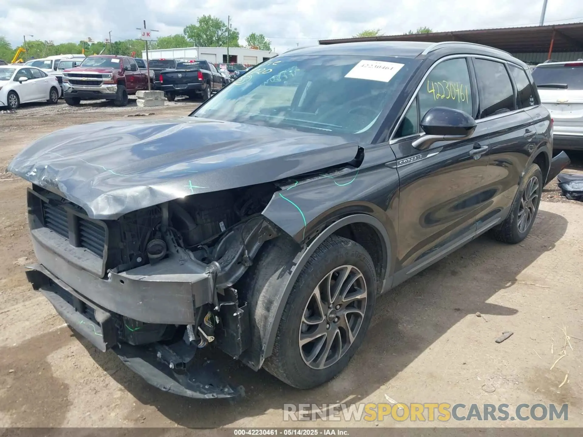 2 Photograph of a damaged car 5LMCJ1D99LUL26734 LINCOLN CORSAIR 2020