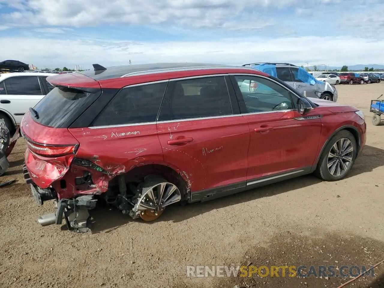 3 Photograph of a damaged car 5LMCJ2DH3LUL05407 LINCOLN CORSAIR 2020