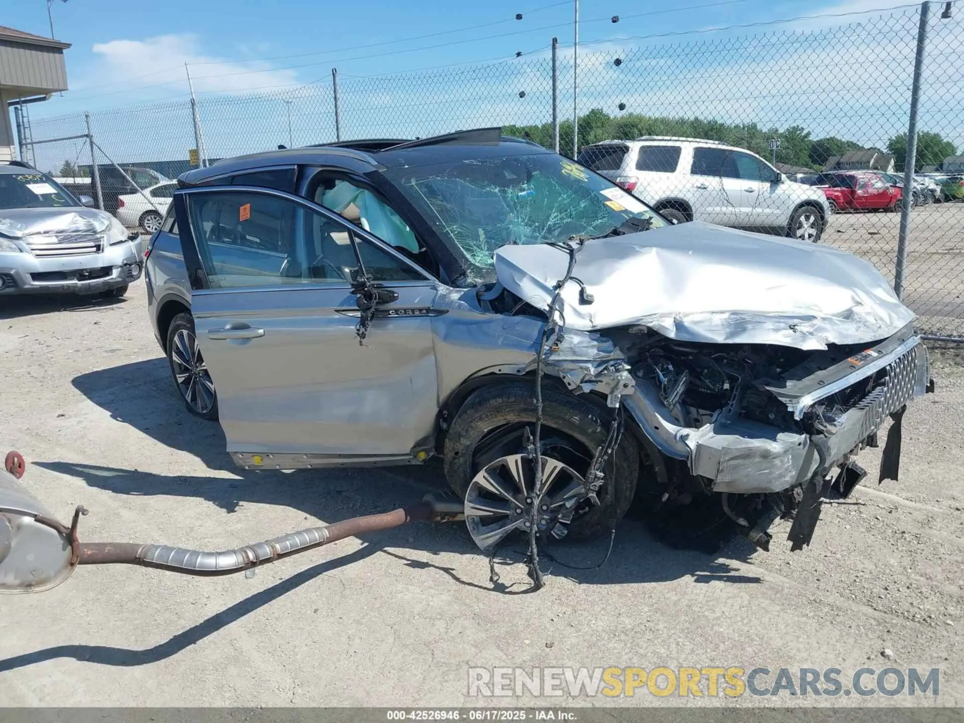 1 Photograph of a damaged car 5LMCJ2D96MUL05962 LINCOLN CORSAIR 2021
