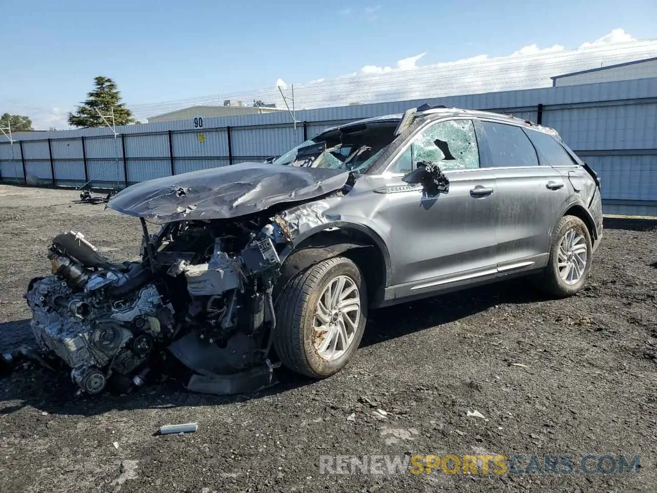 1 Photograph of a damaged car 5LMCJ1C91NUL24934 LINCOLN CORSAIR 2022