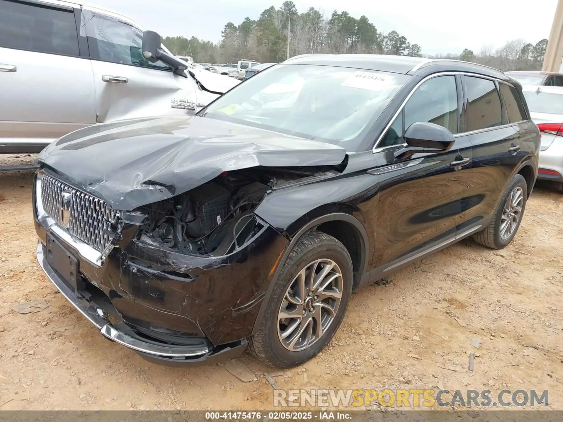 2 Photograph of a damaged car 5LMCJ1C9XNUL26312 LINCOLN CORSAIR 2022