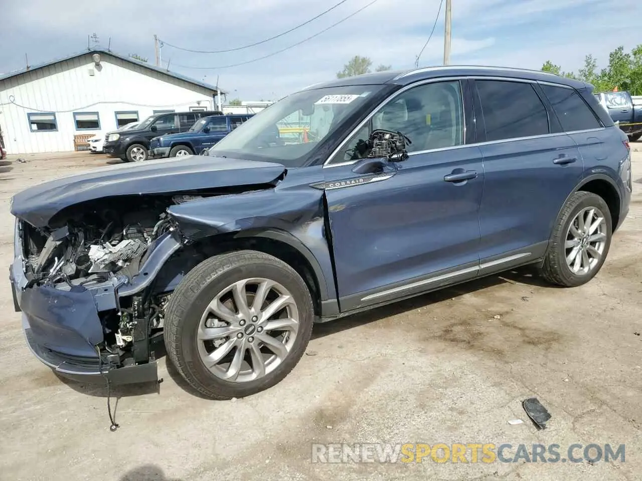1 Photograph of a damaged car 5LMCJ1D91NUL18677 LINCOLN CORSAIR 2022