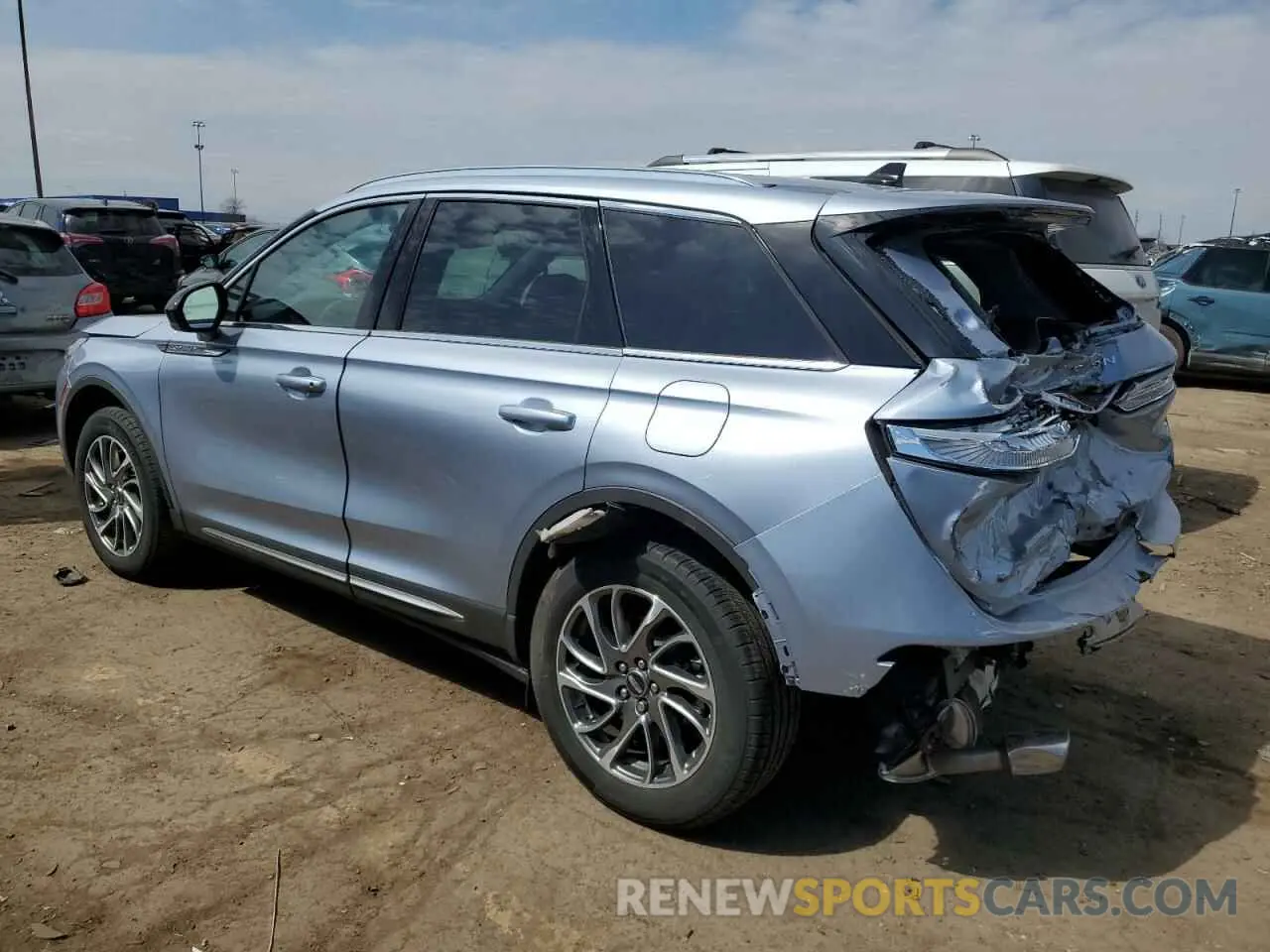 2 Photograph of a damaged car 5LMCJ1D91NUL31557 LINCOLN CORSAIR 2022