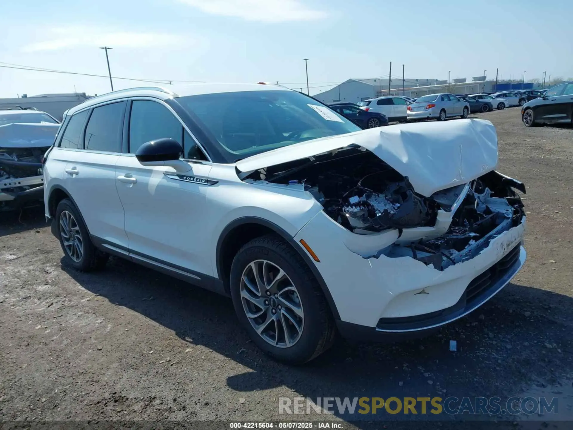 1 Photograph of a damaged car 5LMCJ1D96NUL23227 LINCOLN CORSAIR 2022