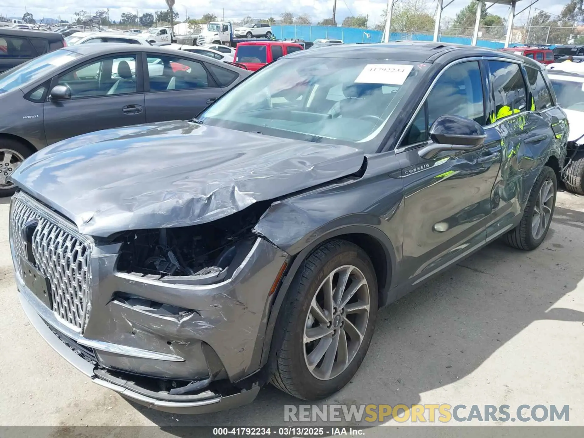 2 Photograph of a damaged car 5LMCJ1CA6PUL12839 LINCOLN CORSAIR 2023