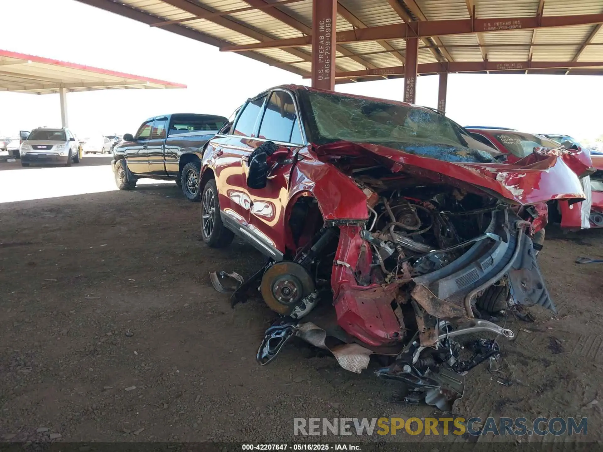1 Photograph of a damaged car 5LMCJ1CA9PUL22376 LINCOLN CORSAIR 2023