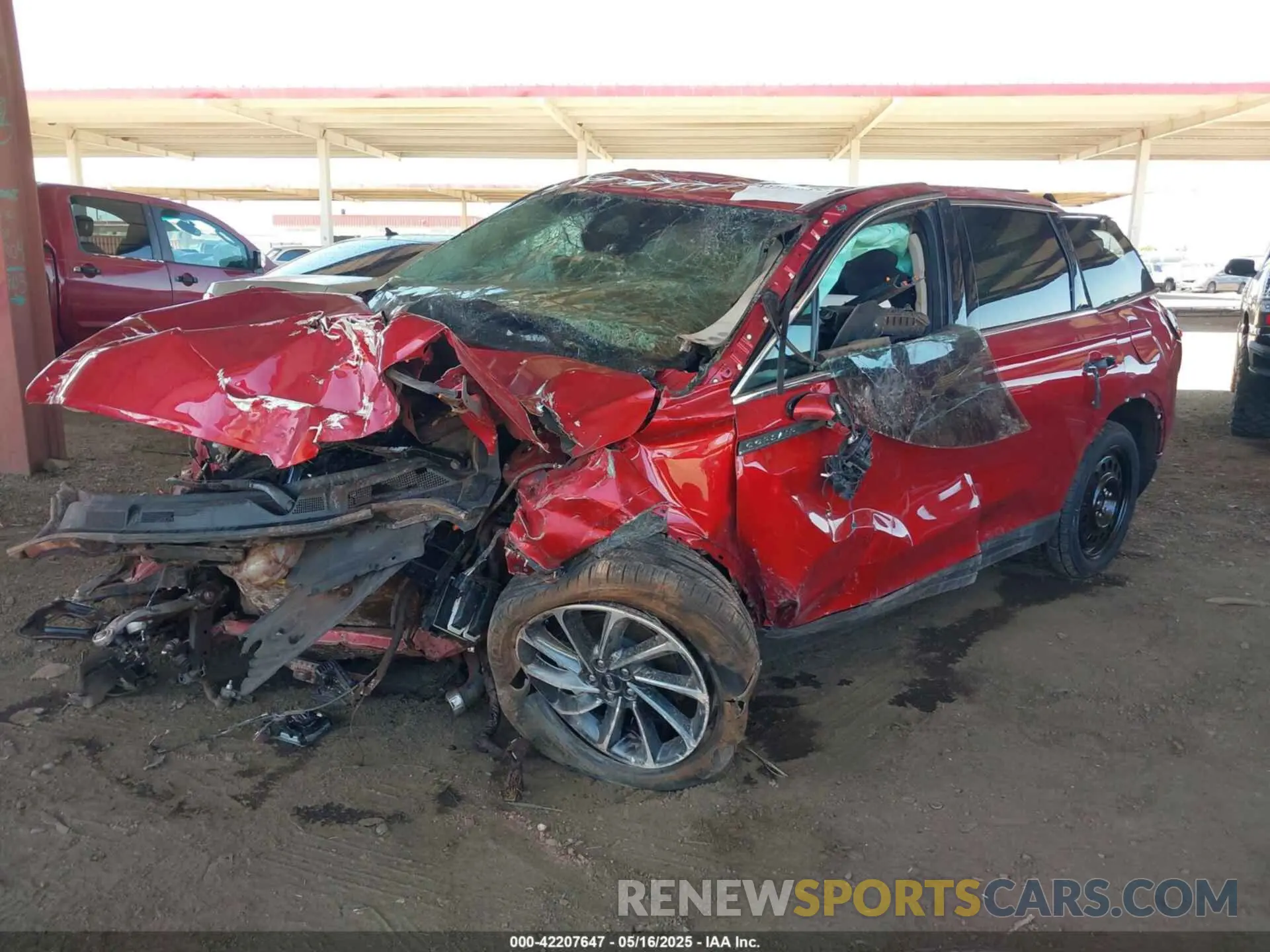 2 Photograph of a damaged car 5LMCJ1CA9PUL22376 LINCOLN CORSAIR 2023