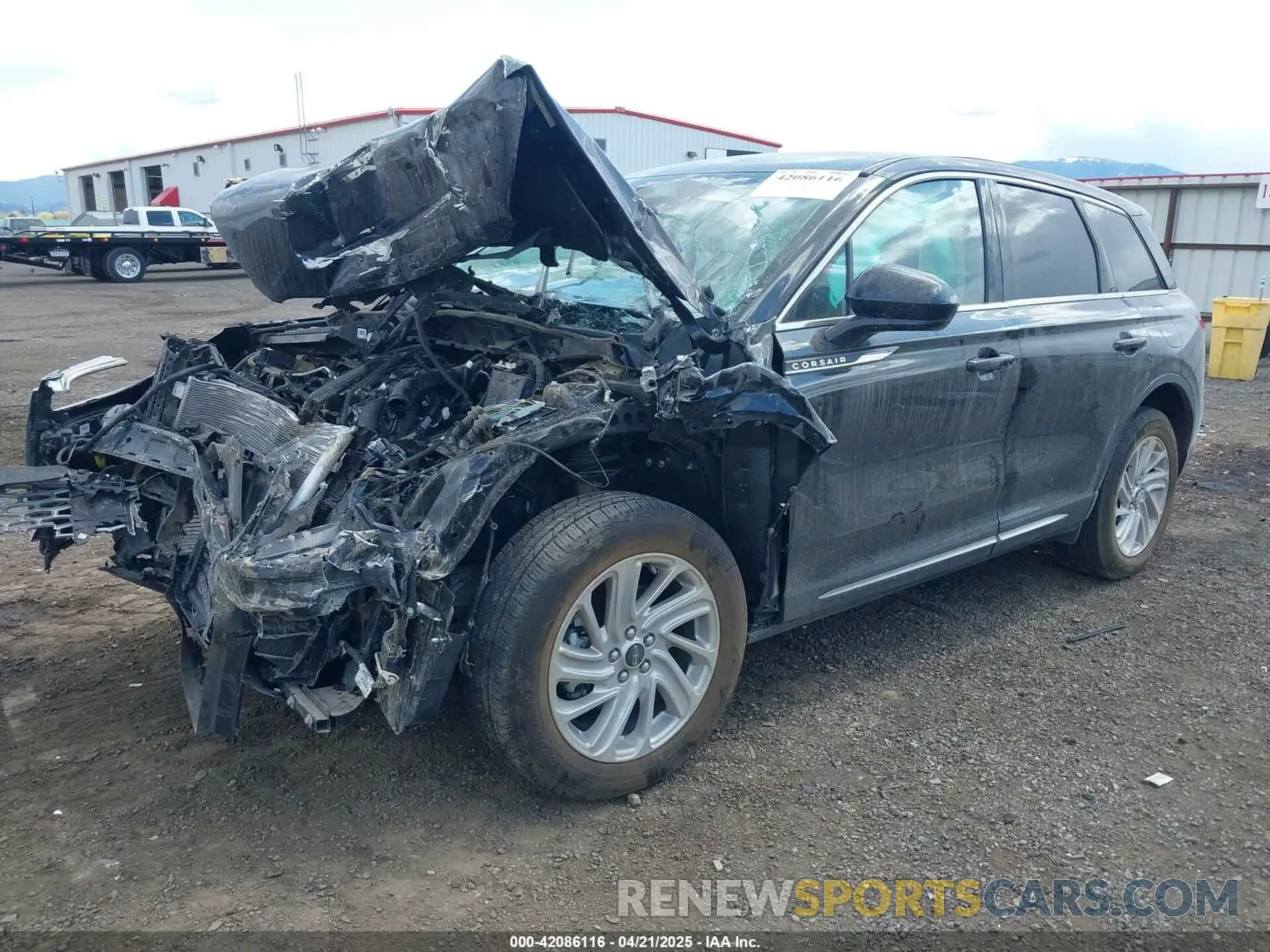 2 Photograph of a damaged car 5LMCJ1DA0PUL09384 LINCOLN CORSAIR 2023