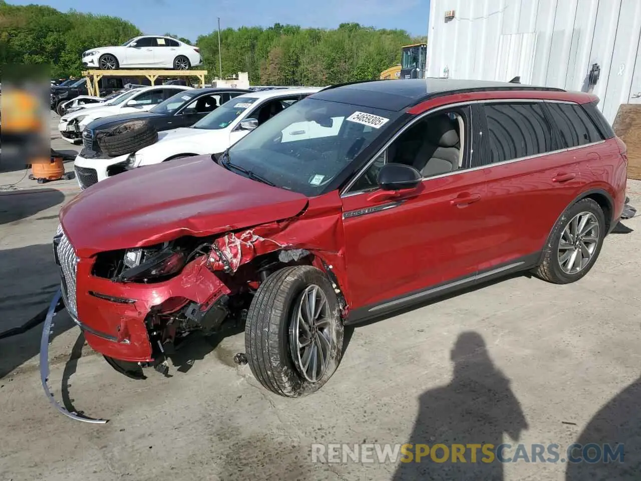 1 Photograph of a damaged car 5LMCJ1DA2SUL08536 LINCOLN CORSAIR PR 2025