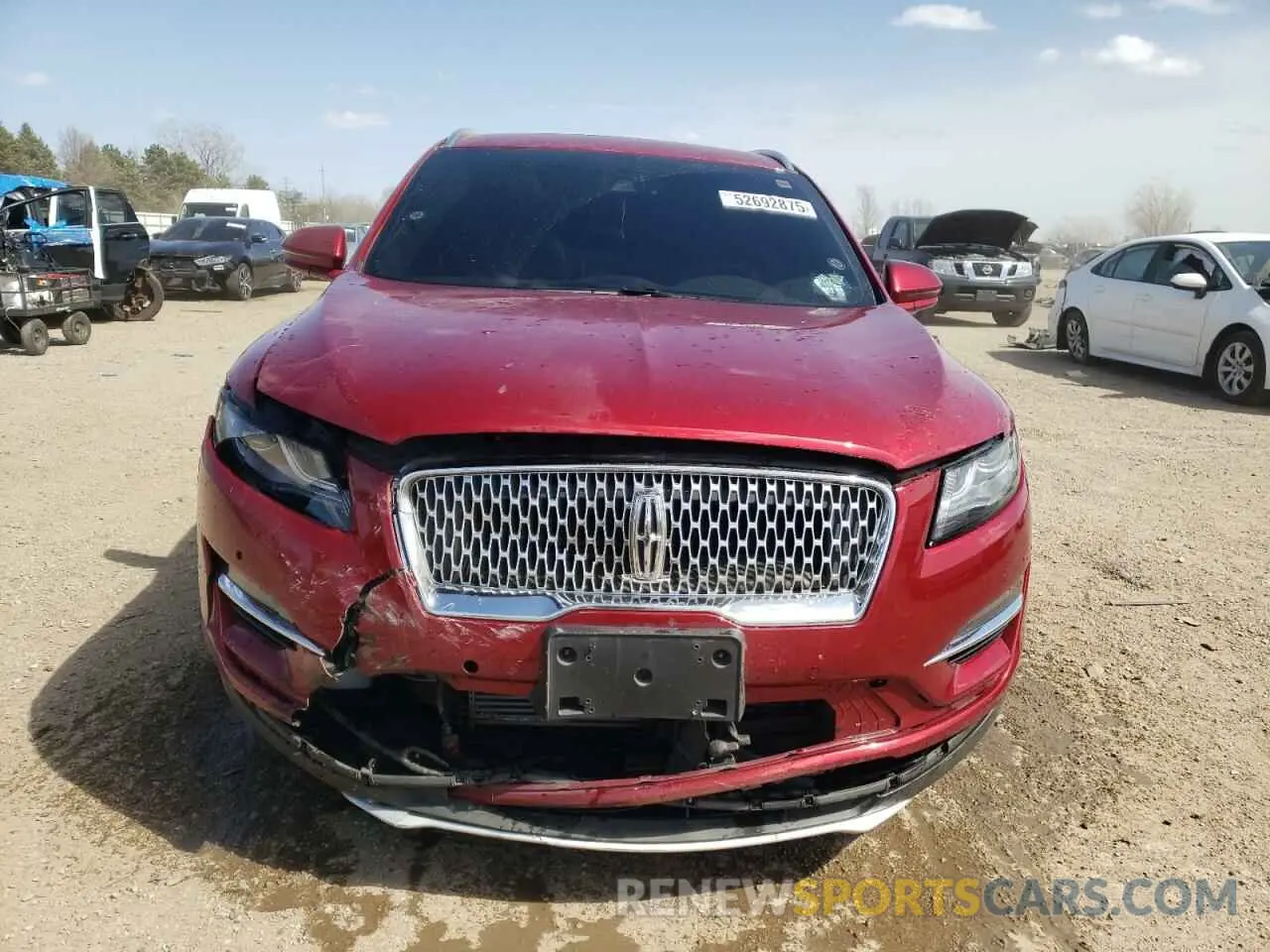 5 Photograph of a damaged car 5LMTJ3DH6KUL39670 LINCOLN MKC 2019