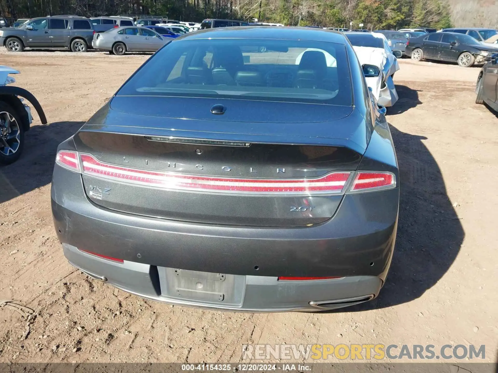 16 Photograph of a damaged car 3LN6L5A91KR618759 LINCOLN MKZ 2019