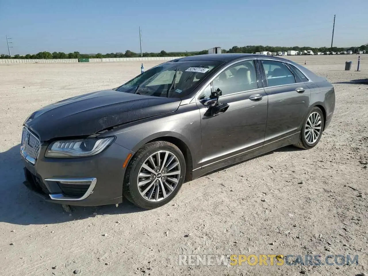 1 Photograph of a damaged car 3LN6L5A91KR624237 LINCOLN MKZ 2019