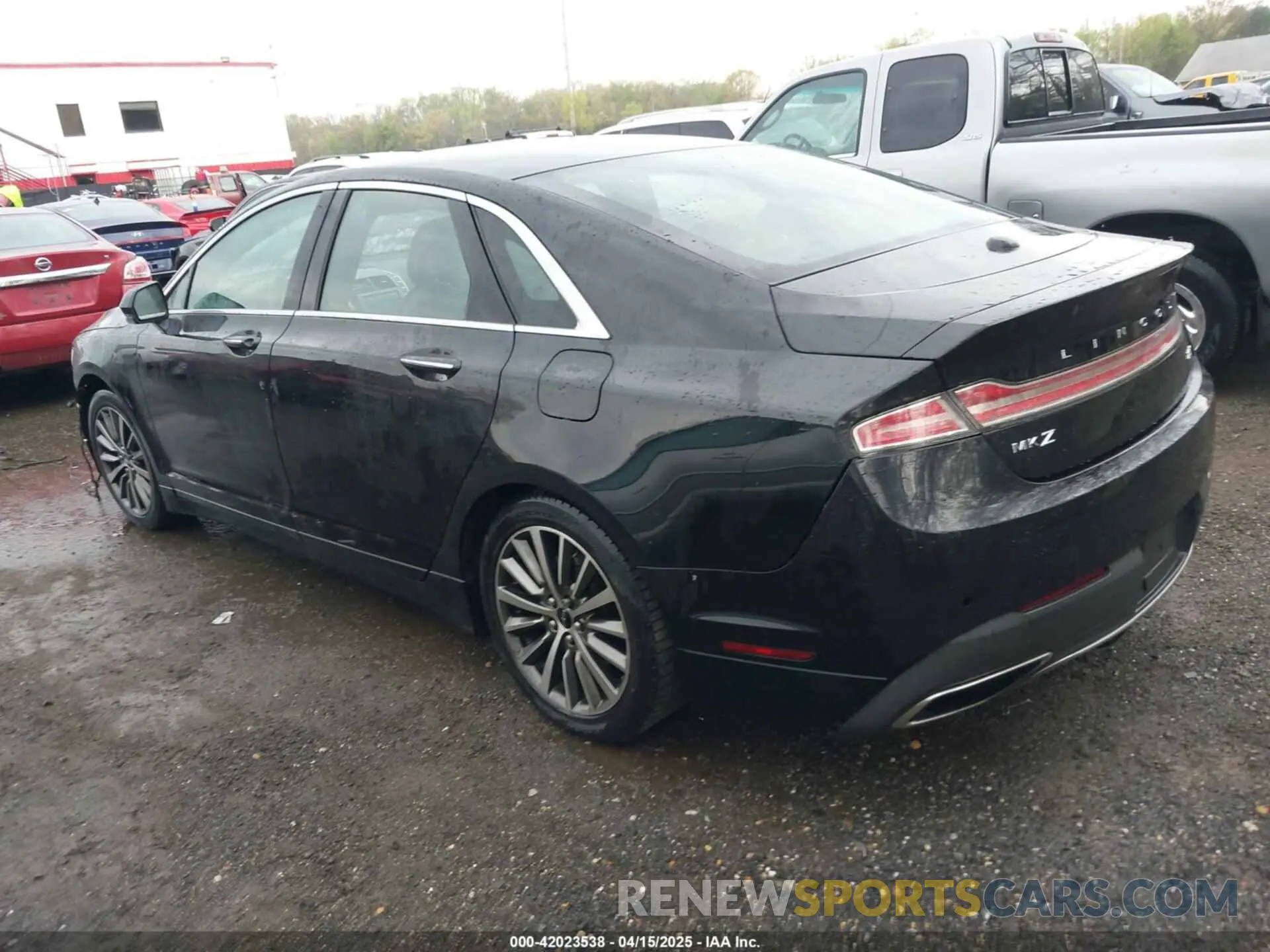 3 Photograph of a damaged car 3LN6L5A92KR631472 LINCOLN MKZ 2019